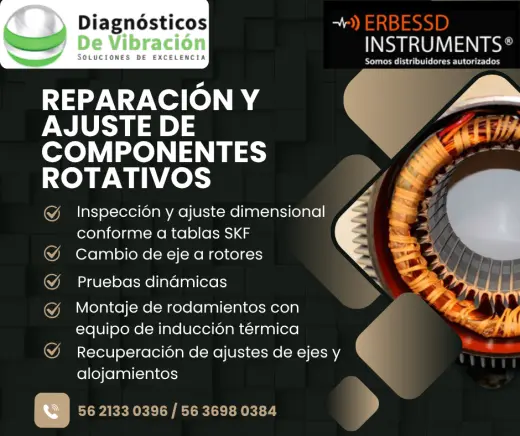⚙️ REPARACIÓN Y AJUSTE DE COMPONENTES ROTATIVOS