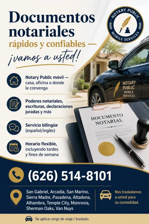 Notary Public a Domicilio