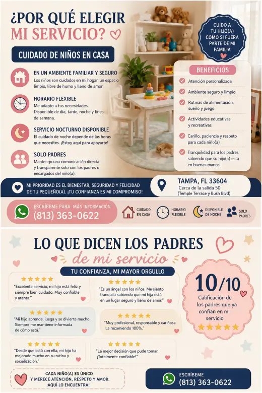 Servicios de Cuidado de Niños en Casa