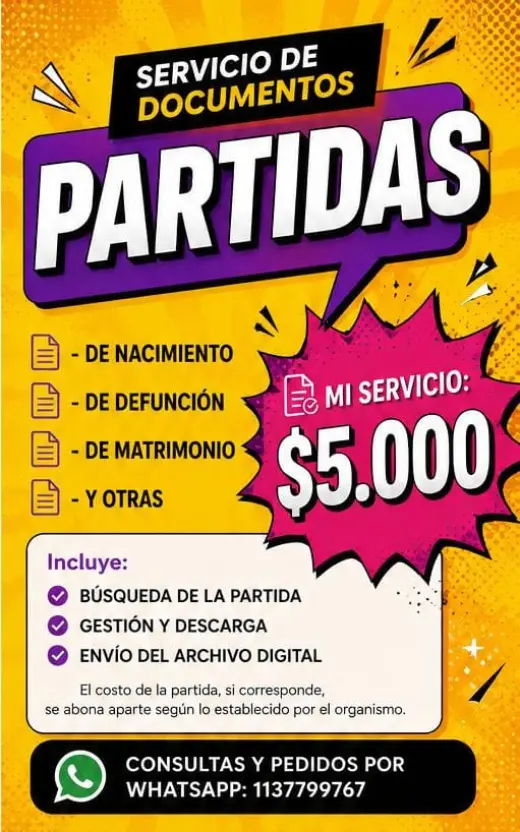 📄 Gestión DE PARTIDAS - DIGITAL Y RÁPIDO