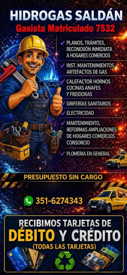 Gasista Matriculados Córdoba