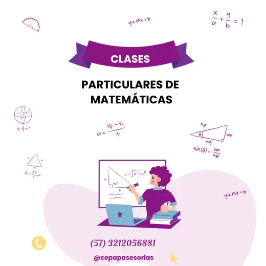 Profesores Particulares de Matemáticas, clases online y Domicilio en Bogotá