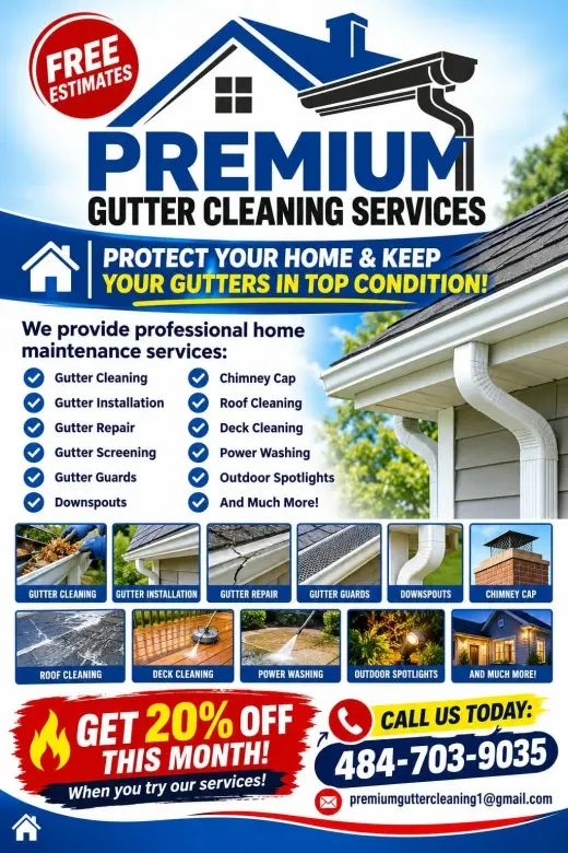 PREMIUM GUTTER CLEANING SERVICES
