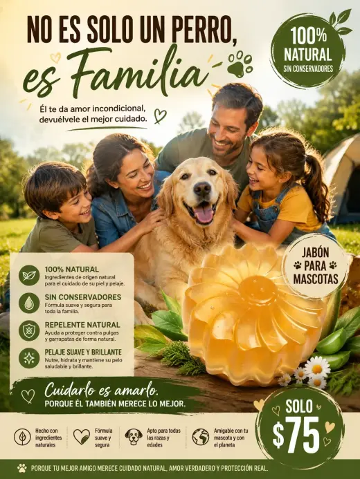 JABON PARA PERROS Y MASCOTAS