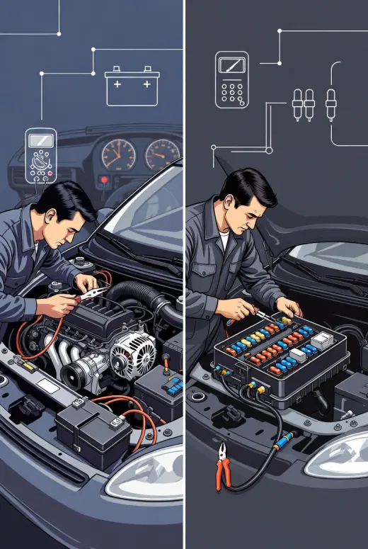 Aprendiz buscando de Ayudante de Electricidad Automotriz o Electricista