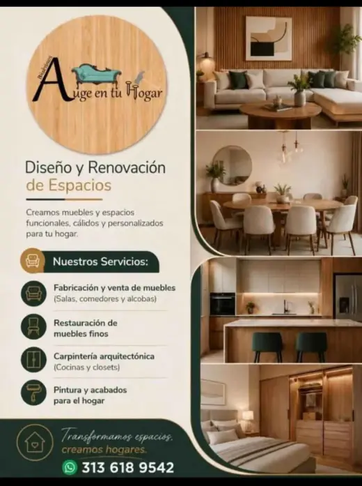AUGE EN TU HOGAR tapicería