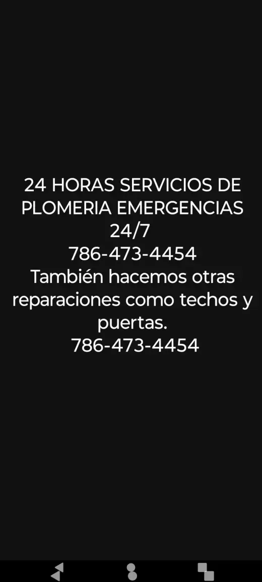 Plomería reparaciónes