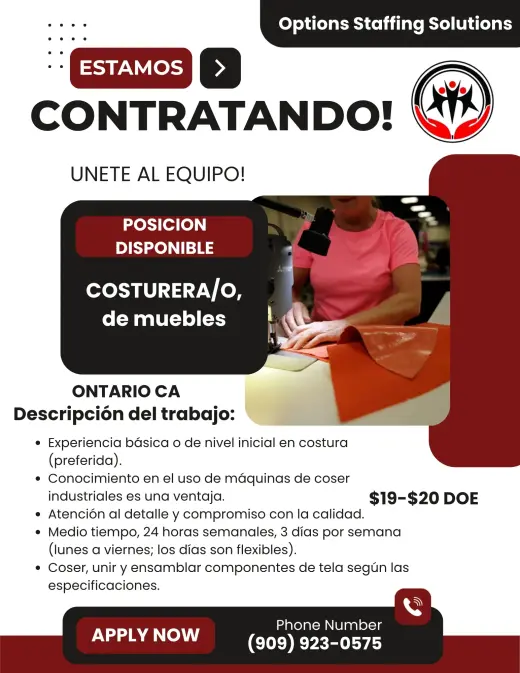COSTURERA PARA MUEBLES