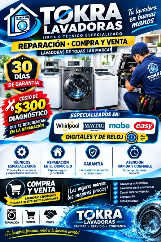Servicio de Reparación y Venta de electrodomésticos