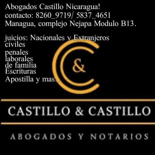 Abogados Nicaragua Castillo