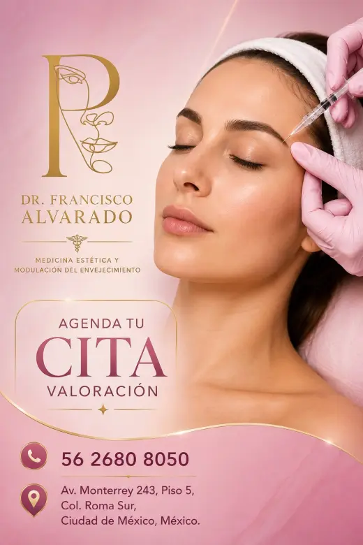 APLICACIÓN DE BÓTOX / DR. FRANCISCO ALVARADO / CIUDAD DE MÉXICO