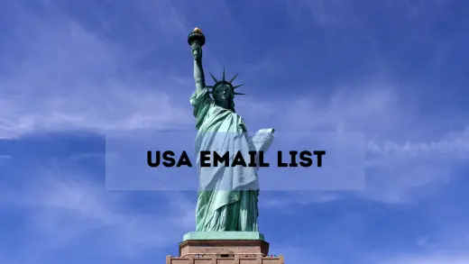 USA Email List for B2B Sales and Business Prospecting Database