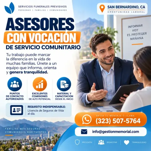 Asesores con Vocación de Servicio Comunitario - San Bernardino