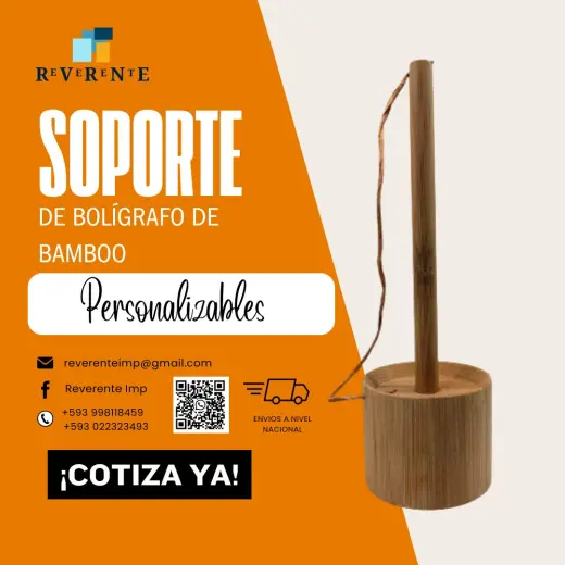 Soportes de bambú personalizados | Un detalle elegante y sostenible