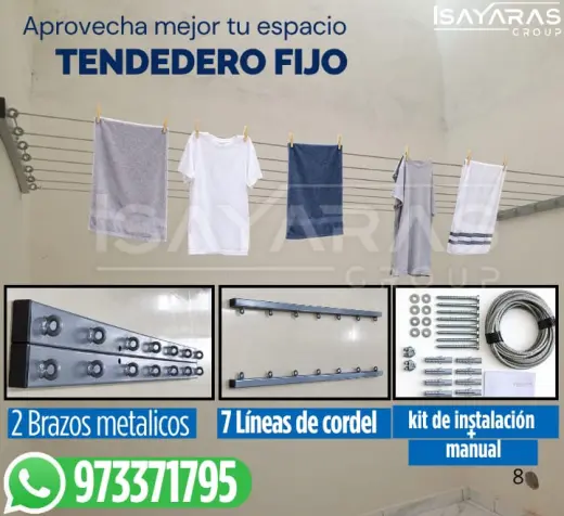 Tendal fijo pared a pared