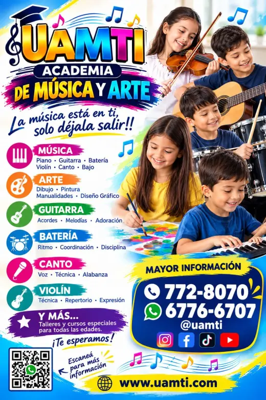 Clases de Música en UAMTI Chiriquí, Academia de Música Cristiana