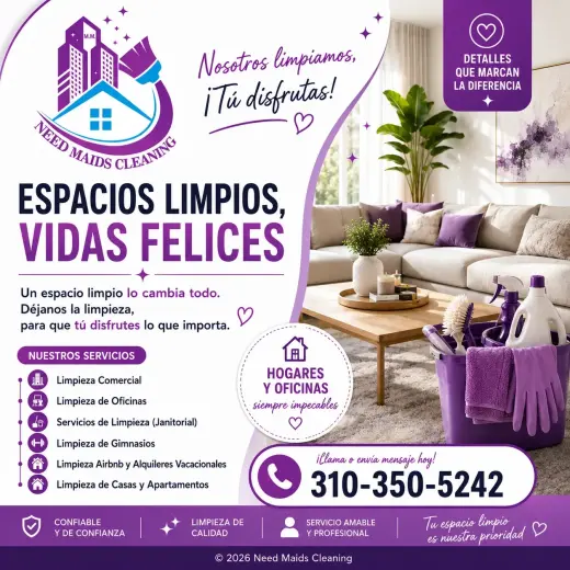 ✨ UN ESPACIO LIMPIO HACE LA DIFERENCIA ✨