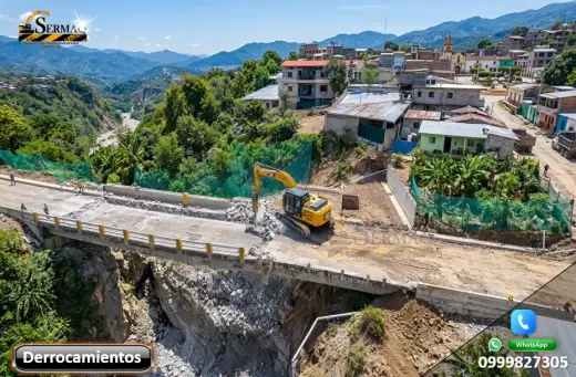 Alquiler de Martillo Hidráulico, Derrocamientos, Demolición, Desbanques.