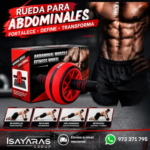 ¡RUEDA PARA ABDOMINALES — TU MEJOR ALIADO EN CASA!  - ISAYARAS GROUP