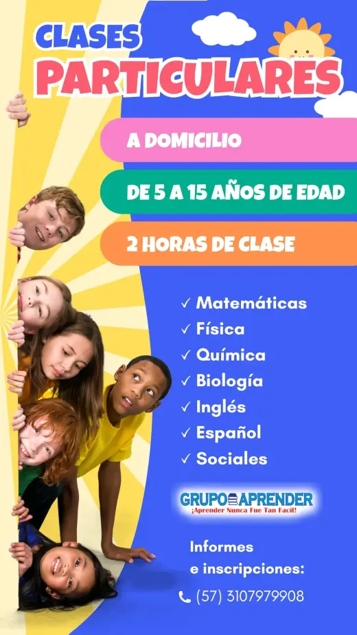 CLASES PARTICULARES A DOMICILIO - GRUPO APRENDER