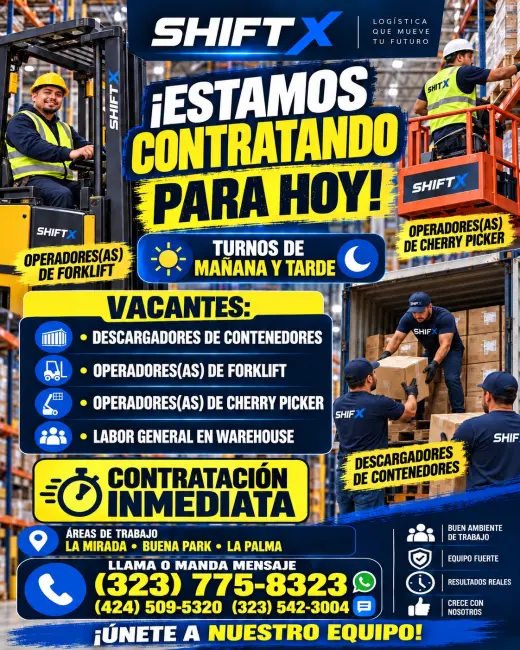 ¡Contratación Inmediata para Puestos en Almacén!