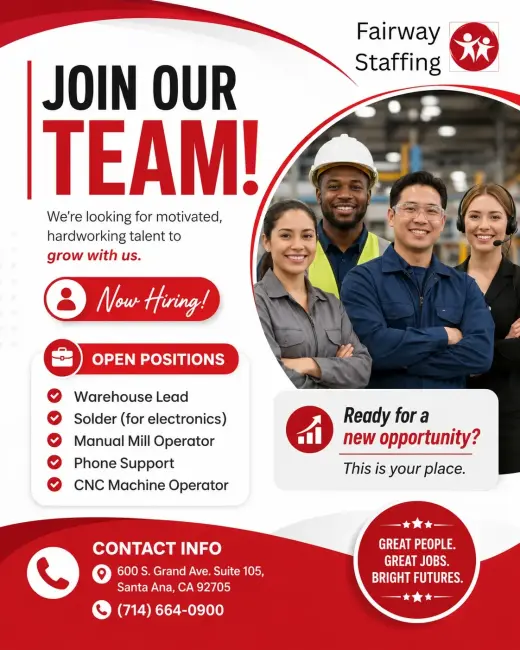 Now Hiring