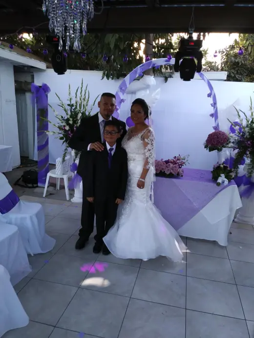 Hermosa Configuración de Ceremonia de Boda