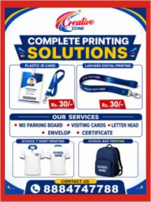 All types of  Printing for School  and college