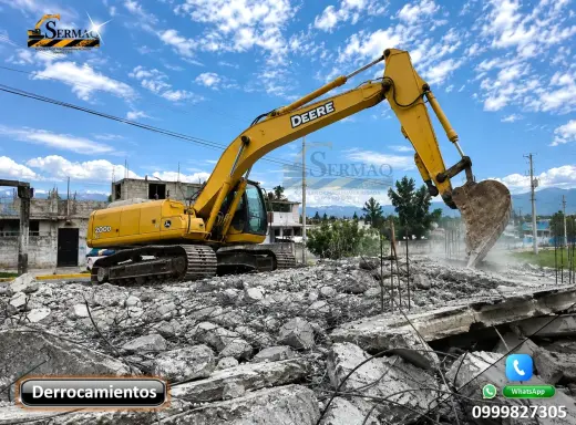 Derrocamientos, Demolición, Desbanques, Excavación, Movimientos de tierra