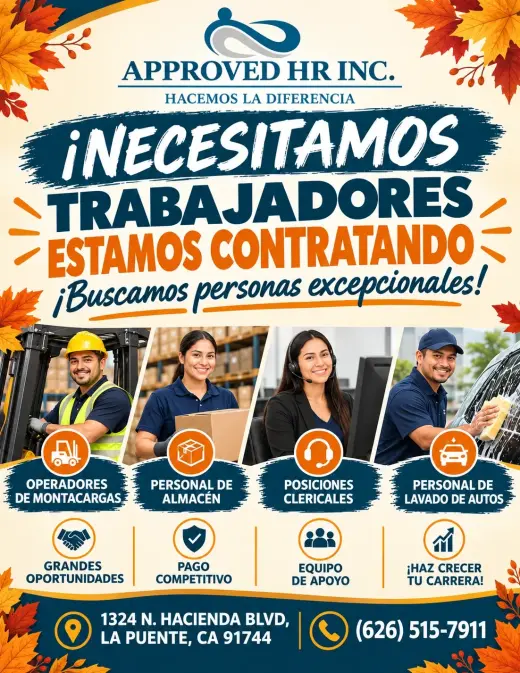 BUSCAS TRABAJO? ESTAMOS CONTRATANDO