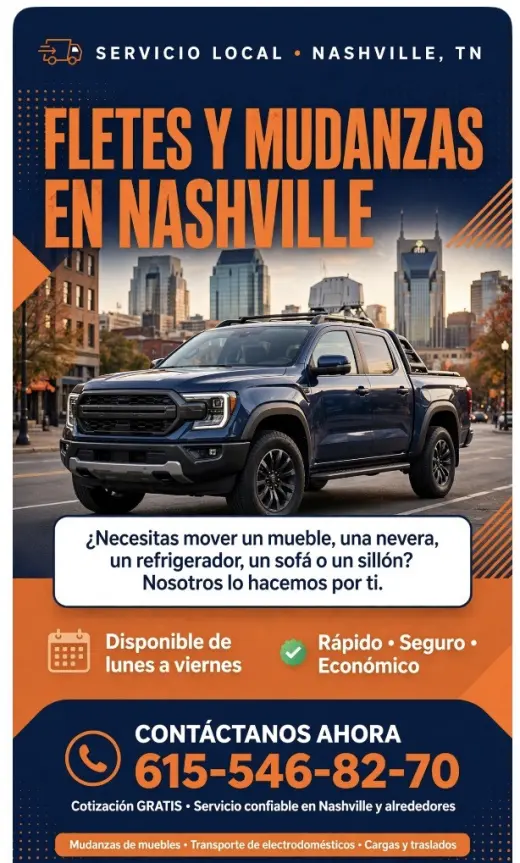 Servicios de Mudanza Confiables en Nashville