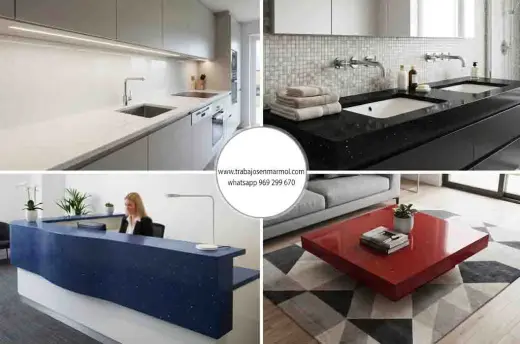 Cuarzo para tableros de cocina, baños, counters de atencion