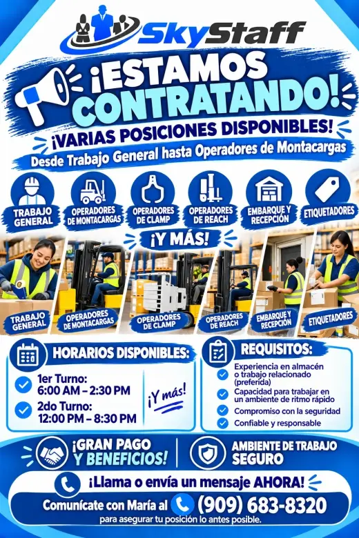 LABOR GENERAL EN WAREHOUSE
