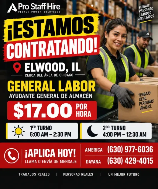 Trabajos, trabajos, trabajos!!! en ELWOOD IL