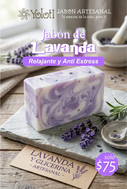 Jabon Relajante de Lavanda