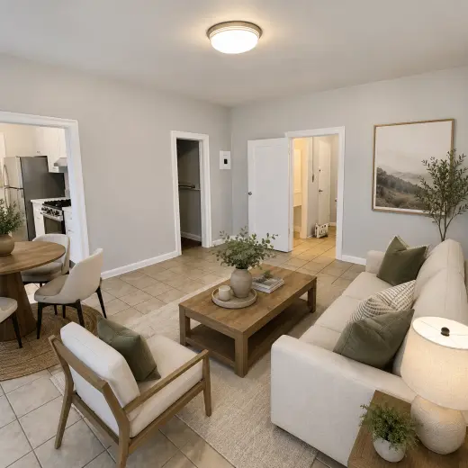 Luminoso Apartamento Esquinero de 2 Recámaras