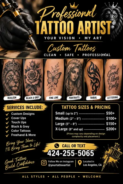 Professional tattoo expert