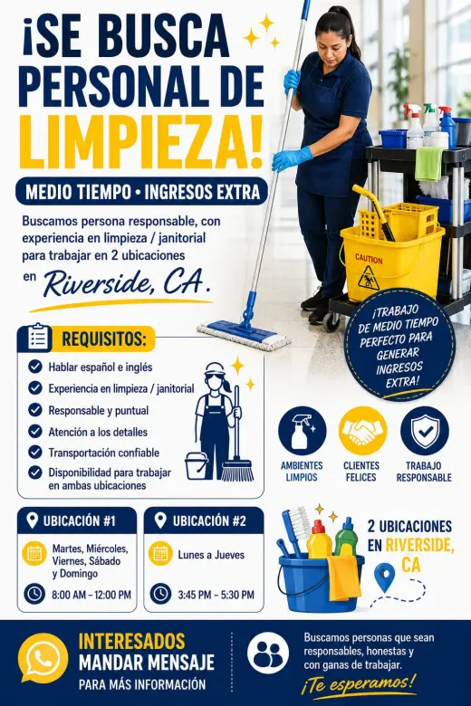 Trabajo de limpieza