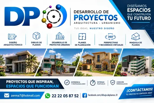 Servicio de dibujo de planos, elaboración de proyectos