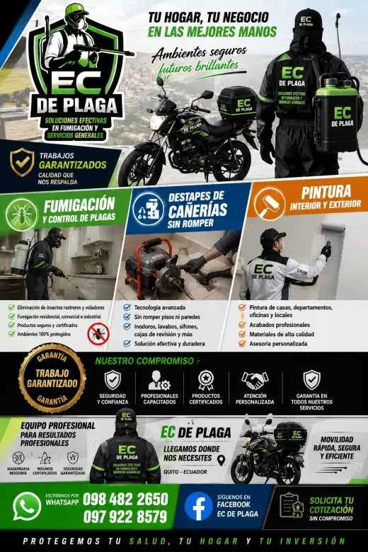 Servicios Profesionales de Control de Plagas