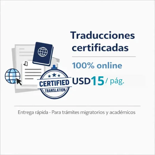 Traducciones certificadas para USCIS