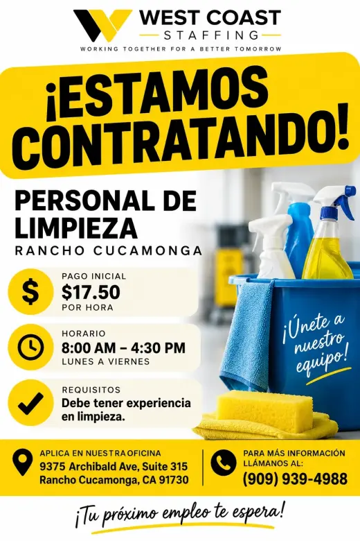 TRABAJO DE LIMPIEZA