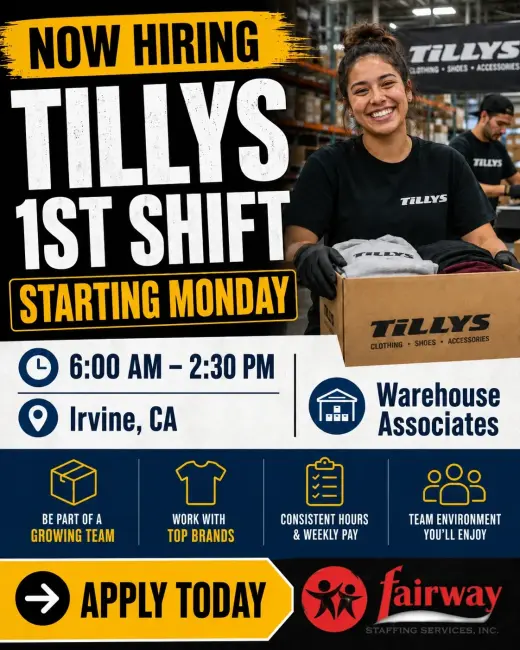 📢 Hiring Immediately – Limited Openings!
