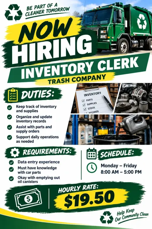 Now Hiring !!