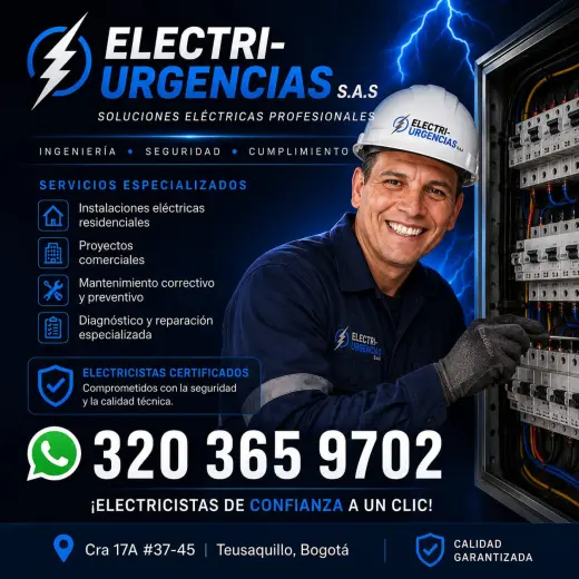 Electricista,Marly, La soledad, Cataluña, Lourdes, Centro, santa teresita.