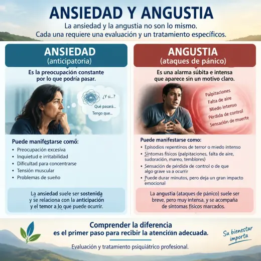 ANSIEDAD Y ANGUSTIA