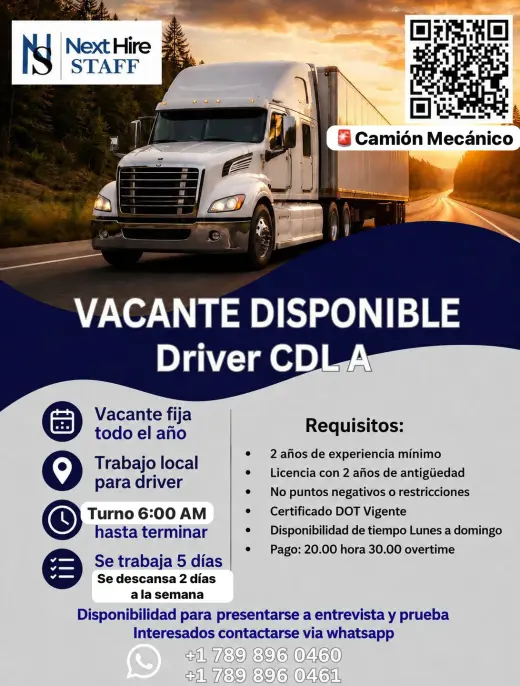 Driver CDL A