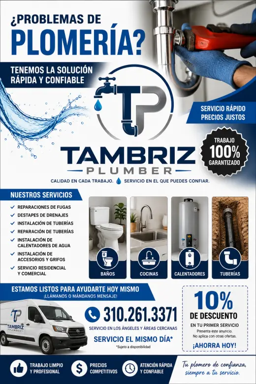 Servicios de Plomería Profesional - Rápido y Confiable
