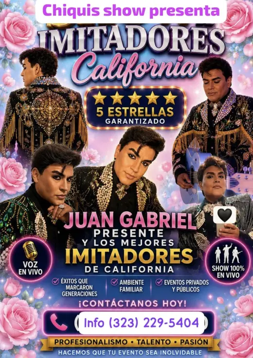 Show en Vivo con Imitadores de Juan Gabriel