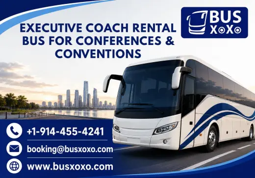 Executive Coach Rental Bus for Conferences & Conventions